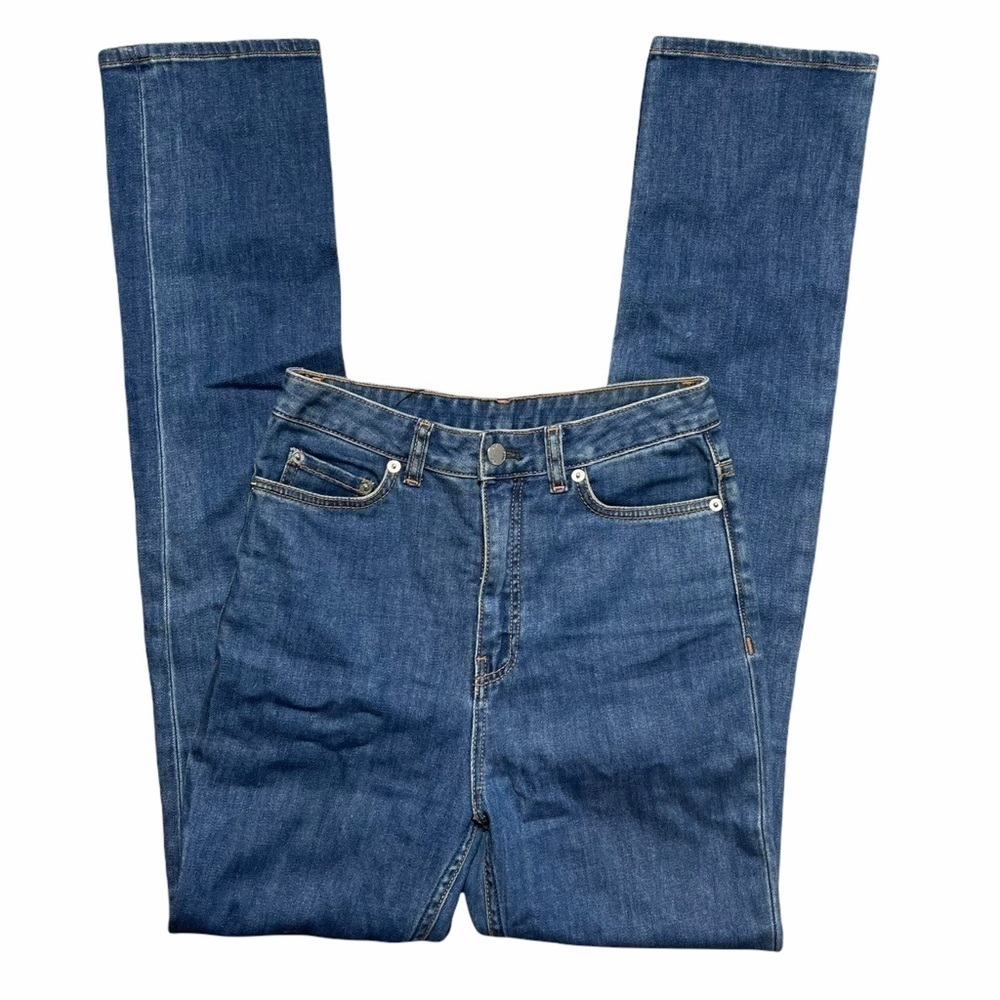 BLK DNM Spring Blue High Waisted Denim Jeans 26 - Picture 2 of 7